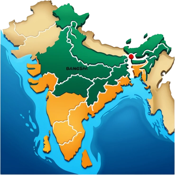 bangladesh in the map emoji