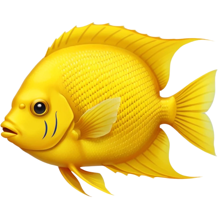 yellow angelfish  emoji