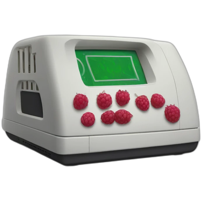 Raspberry Pi 5 computer emoji