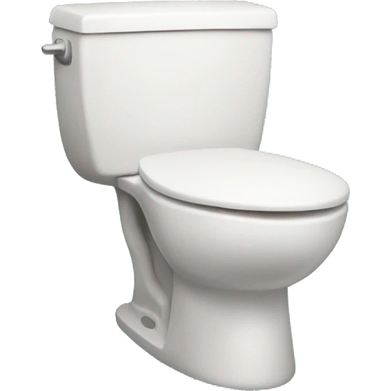 Scary toilet emoji