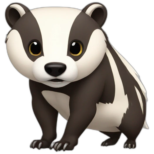 Badger muscular  emoji