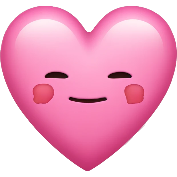 cute pink heart emoji