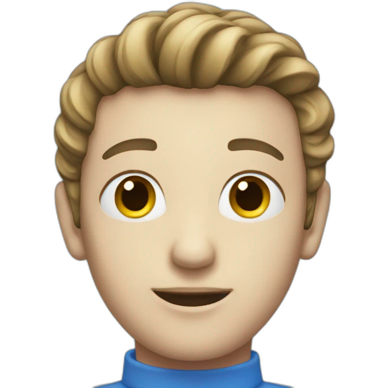 Blue light emoji