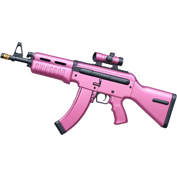 PInk assault rifle emoji