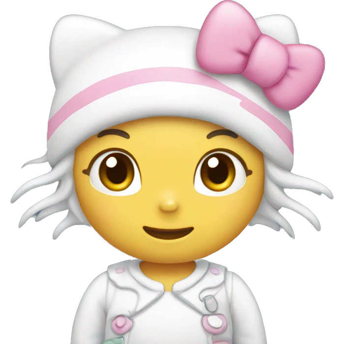 Hello kitty emoji