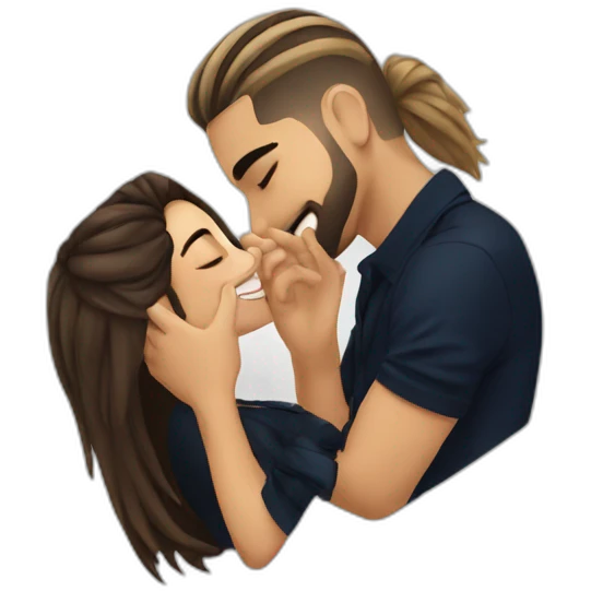 Maluma kissing emoji