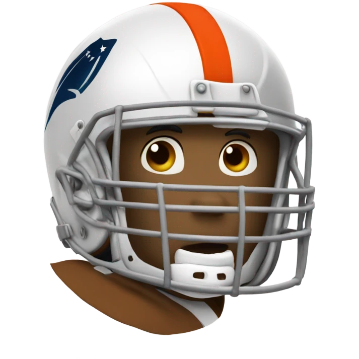 Pancake wearing a football helmet  emoji