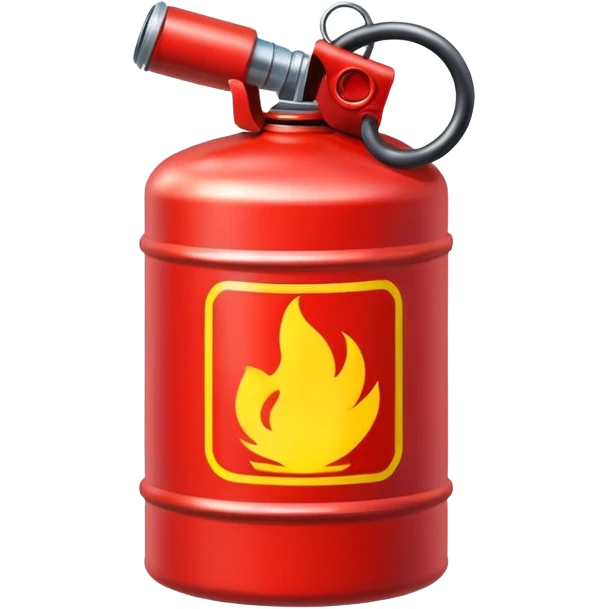 Red Fuel canister emoji