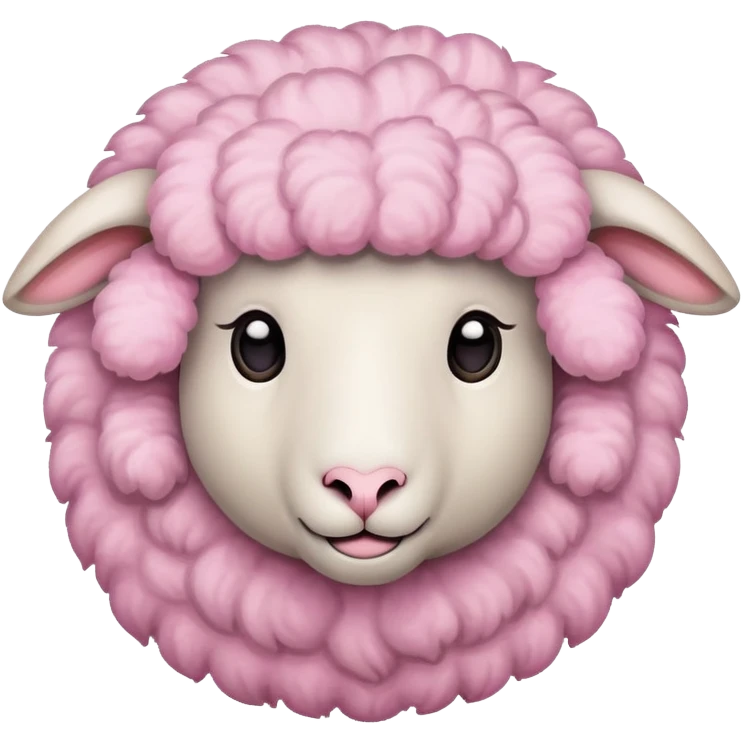 sheep pink emoji