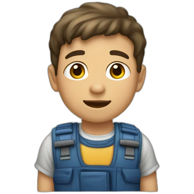 niño repartidor de periódicos emoji