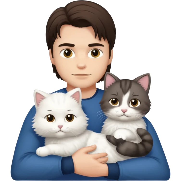 Bucky Barnes and alpine the cat emoji
