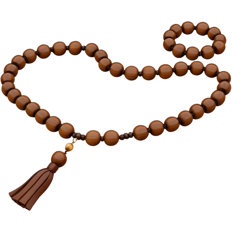  prayer beads of monk without monk emoji
