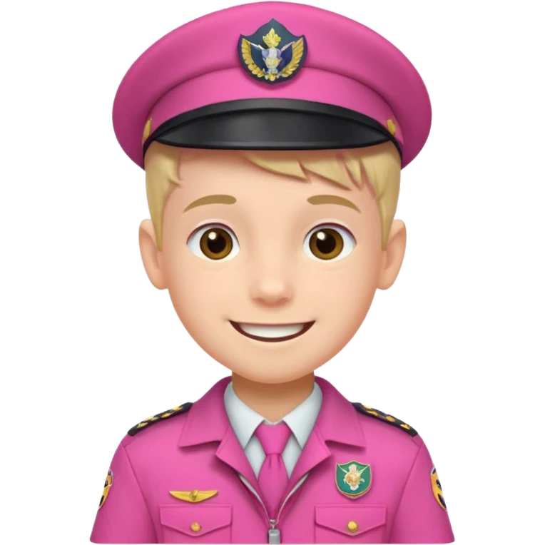 scout boy with very pink scout uniform  emoji
