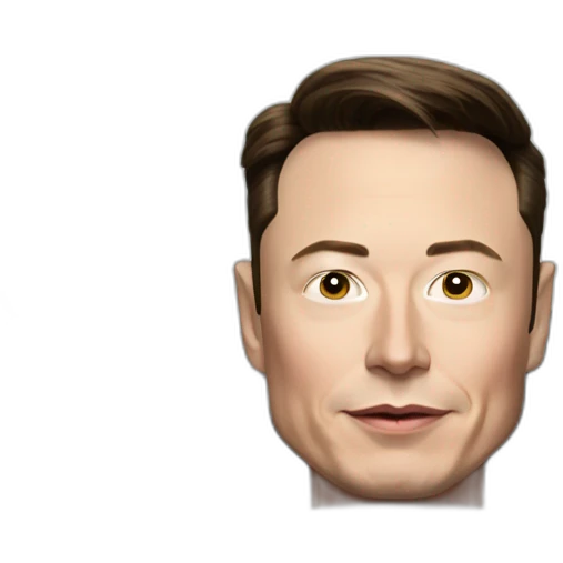 elon musk in a tesla emoji