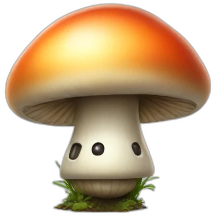 mushroom robot emoji