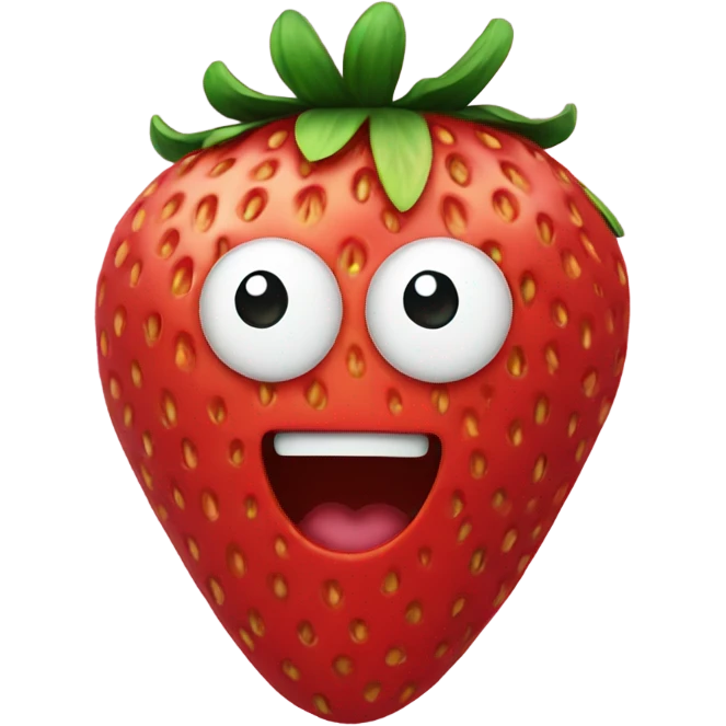 strawberry emoji