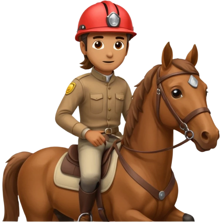 a man Horse Riding emoji