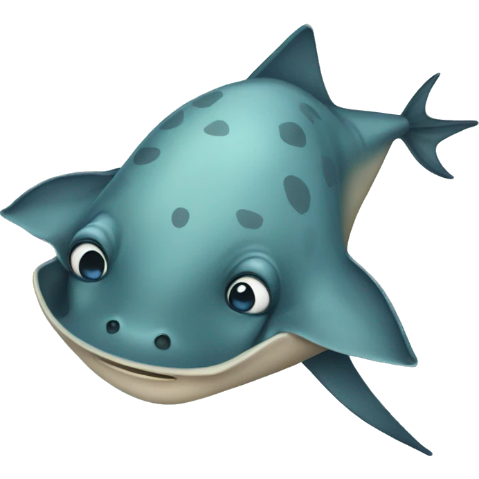 cute stingray emoji