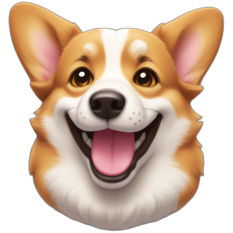 corgi smile emoji