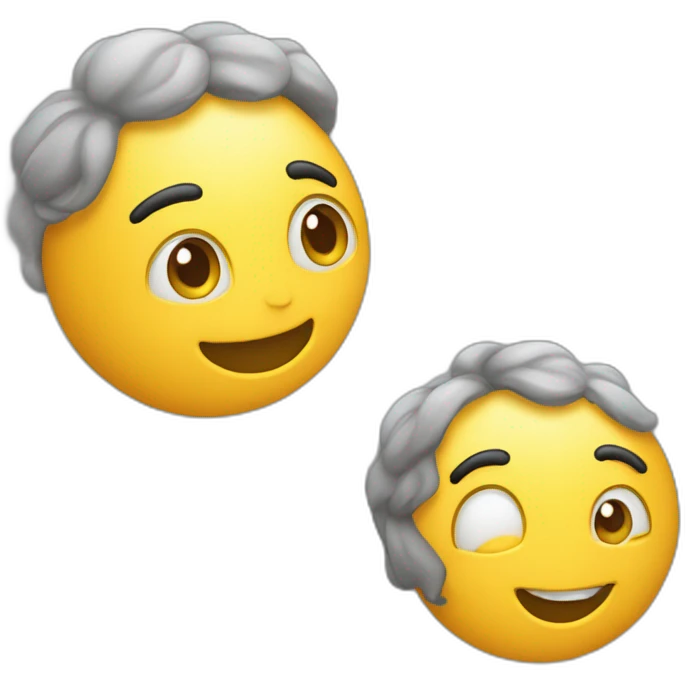 tomber fou amoureux avec des cœurs emoji