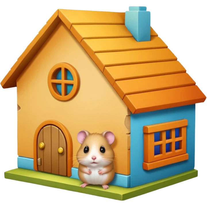 hamster house emoji