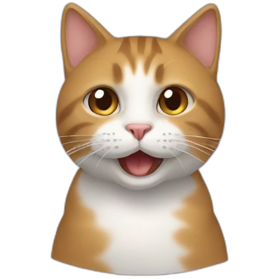 Un chat emoji