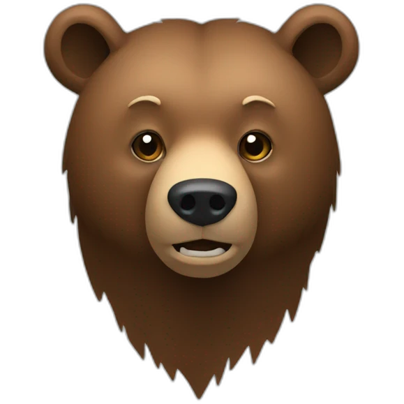 Grizzly bear coding emoji