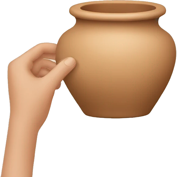 hands on pottery  emoji