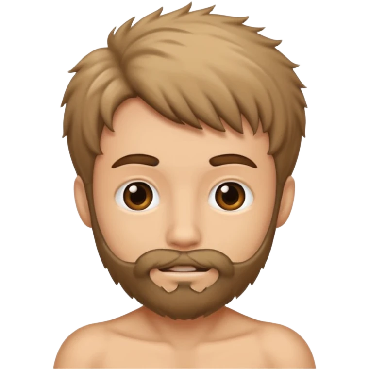 Hairy genitals male  emoji