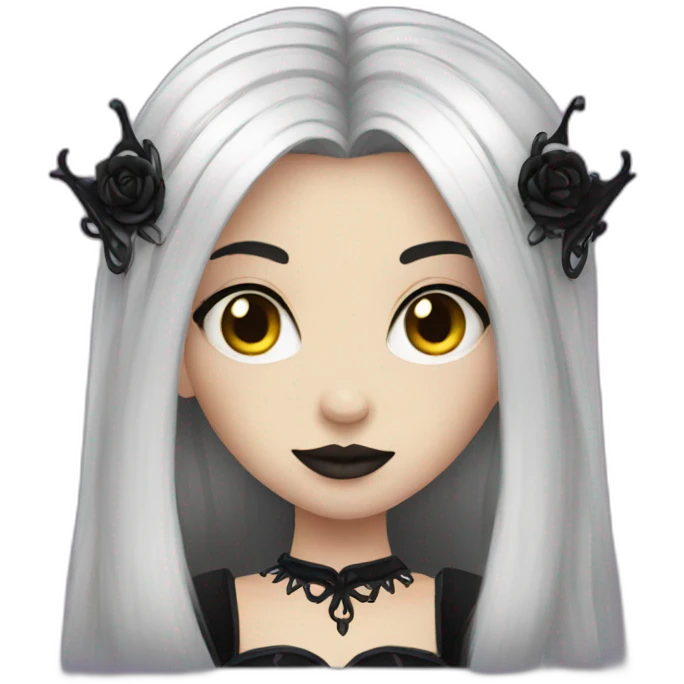 goth princess emoji