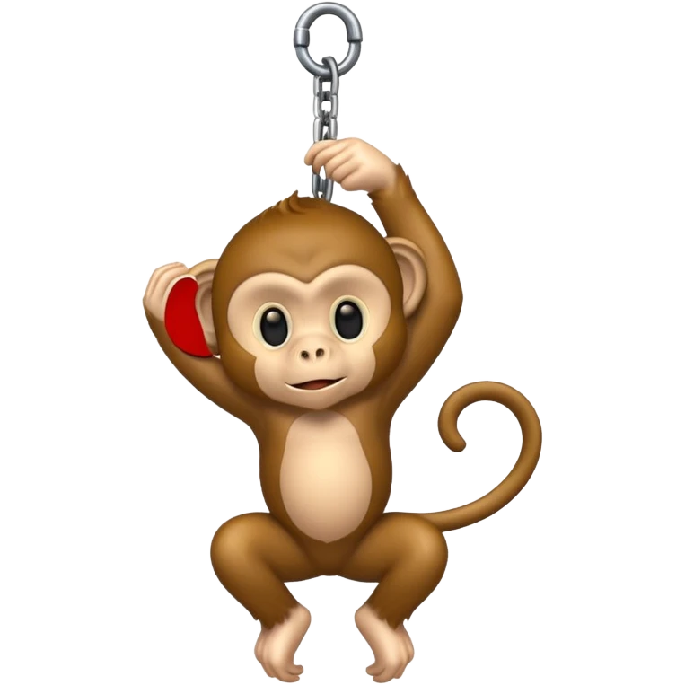 Monkey with chains  emoji