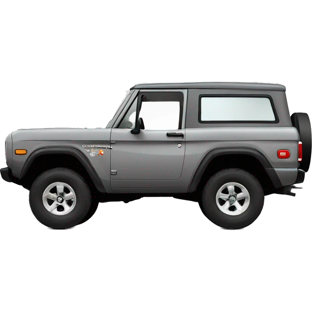Bronco sport grey side view  emoji
