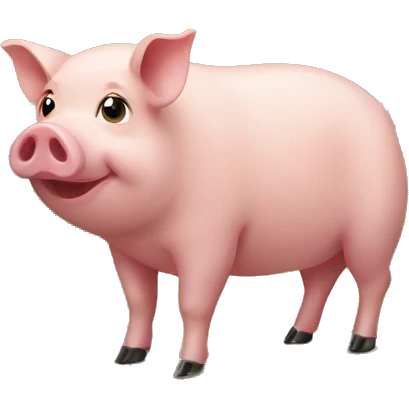 pig in the country  emoji