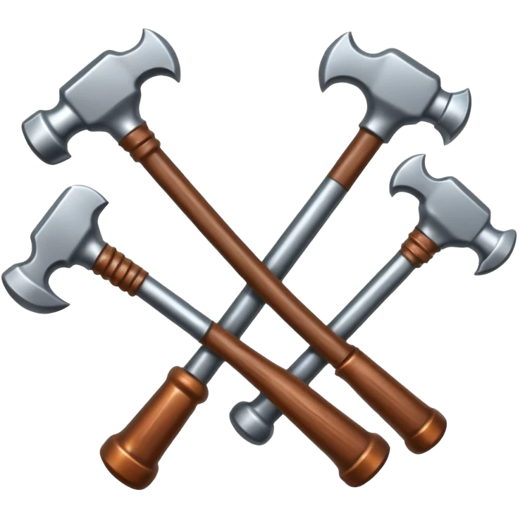 Staff logo marteau équipe emoji