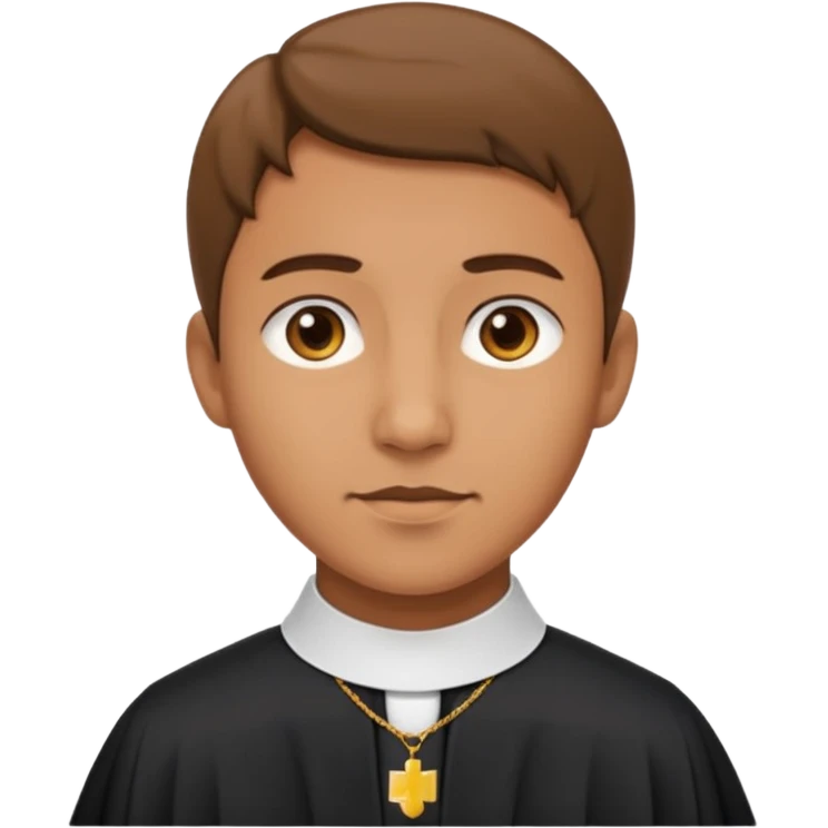 The priest who presides over the wedding emoji