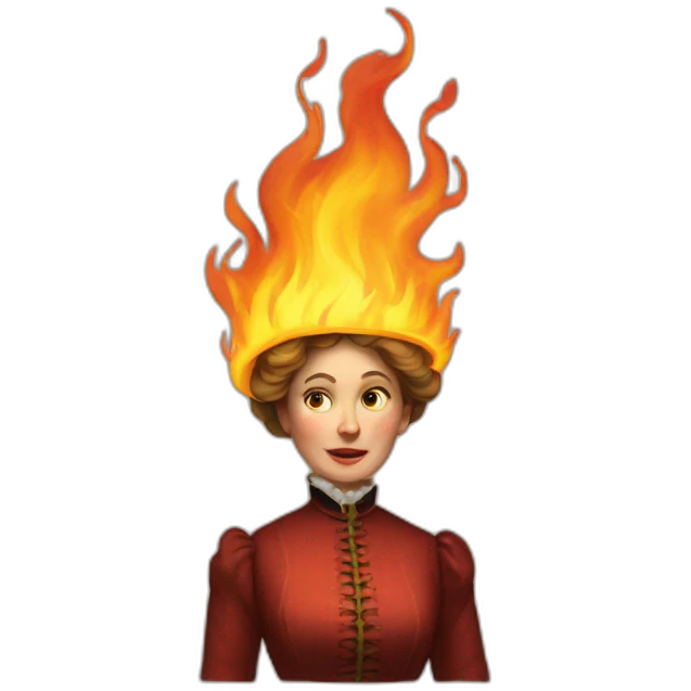 Victorian Women on Fire emoji
