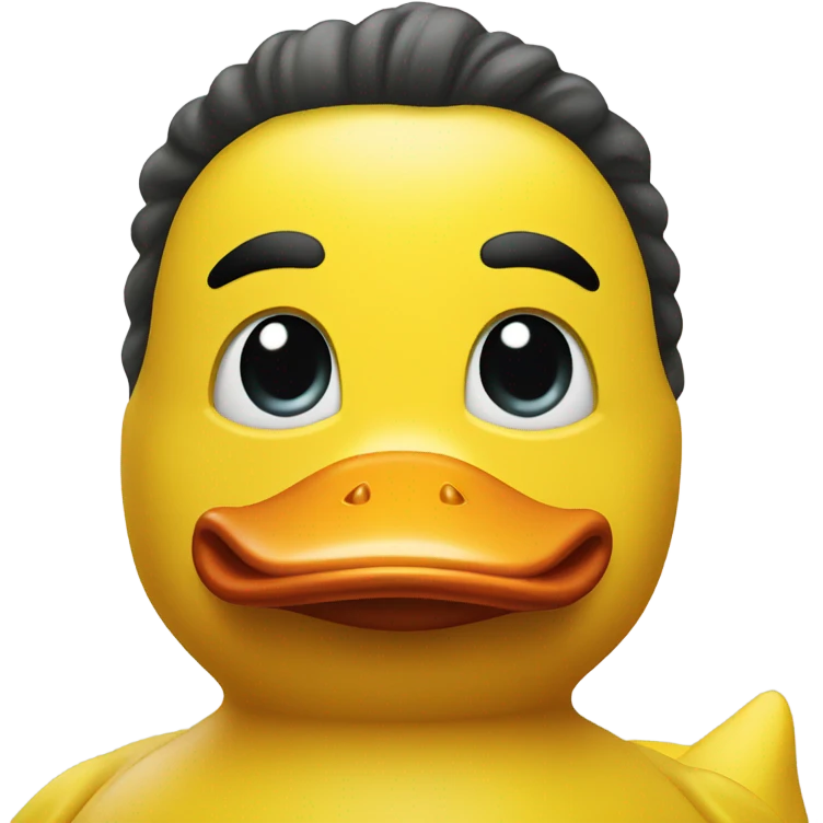 Yellow duck emoji