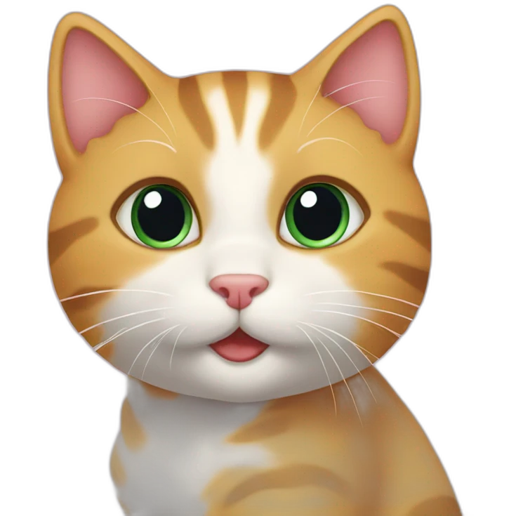Sweet kitty emoji