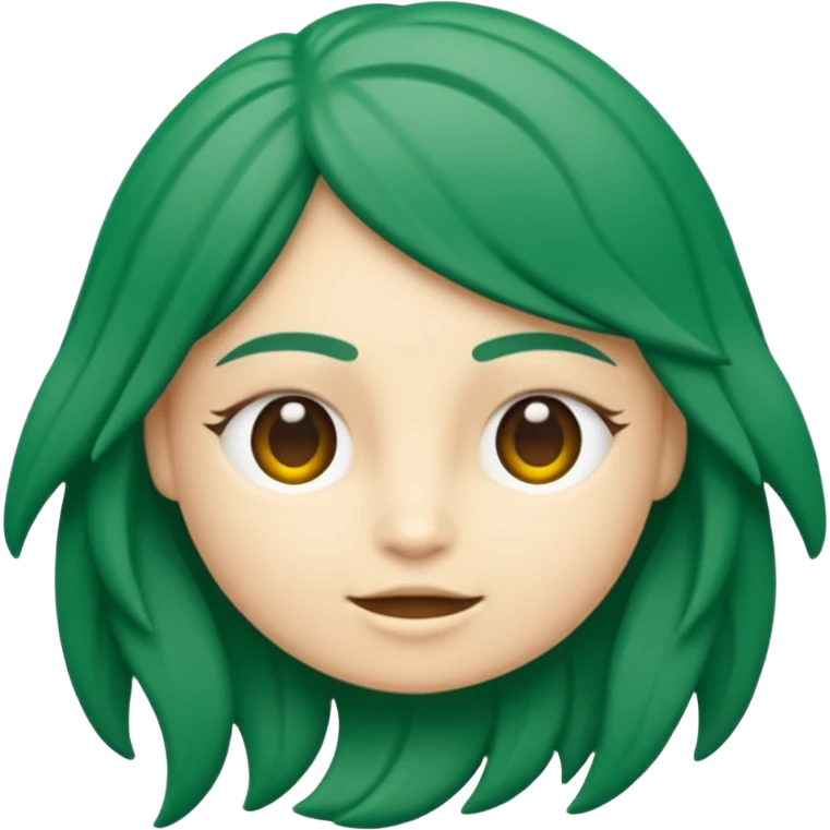 uma logo lavvyfios na cor verde, inspirado em crochê  emoji