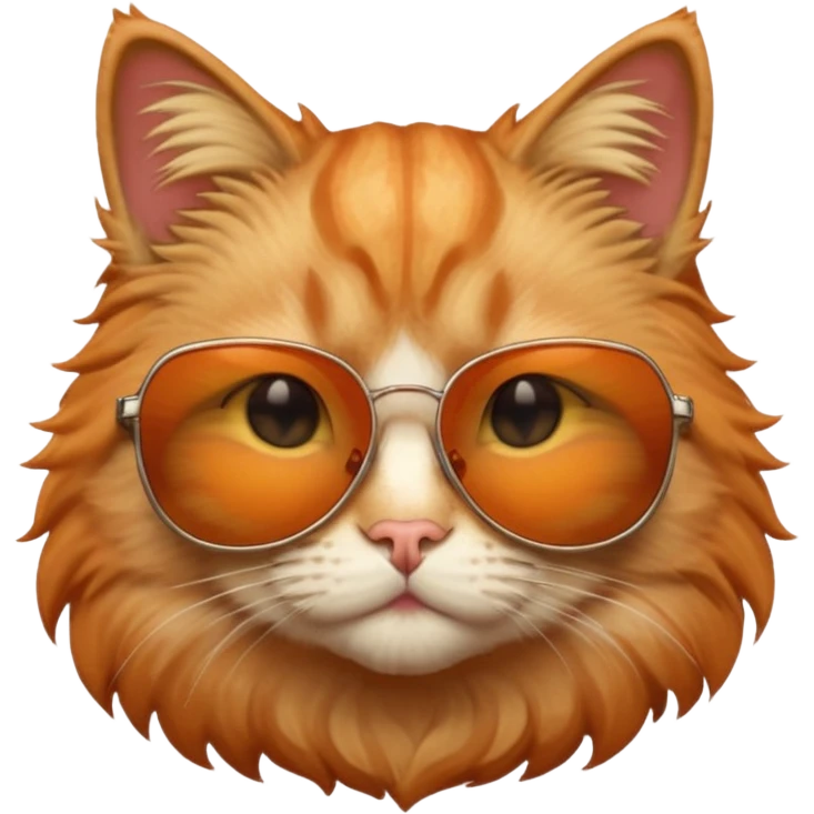 Cat wearing sunglasses emoji
