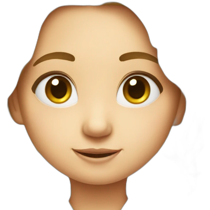 Cute girl emoji