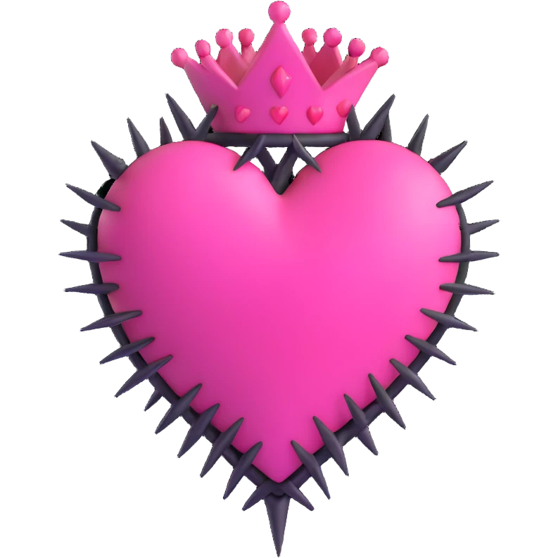 pink heart with thorns emoji