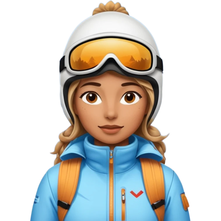 Woman Skiing, Background Matterhorn Matterhorn emoji