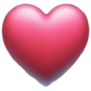 Waterfall heart emoji