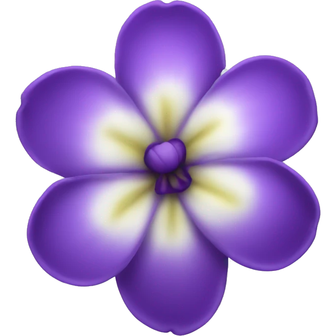 violet flower emoji