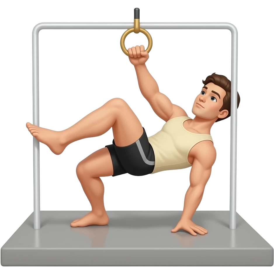 Back hook pole dancer emoji