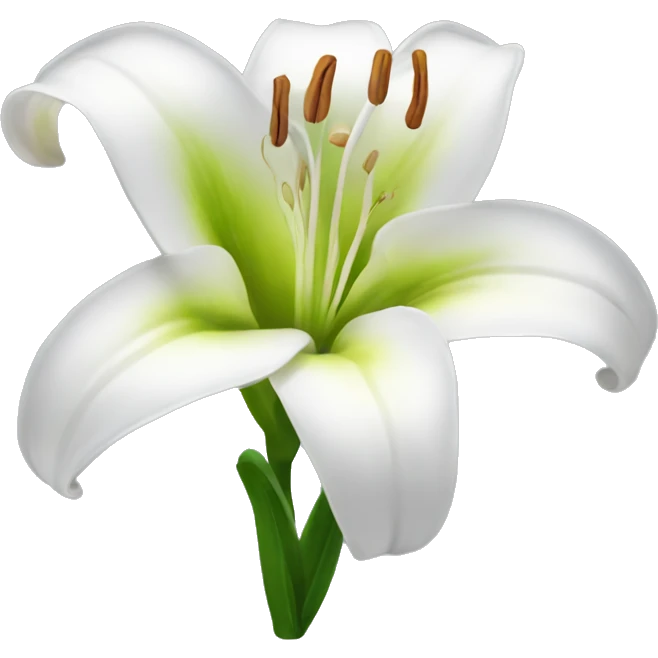 Lily flower emoji