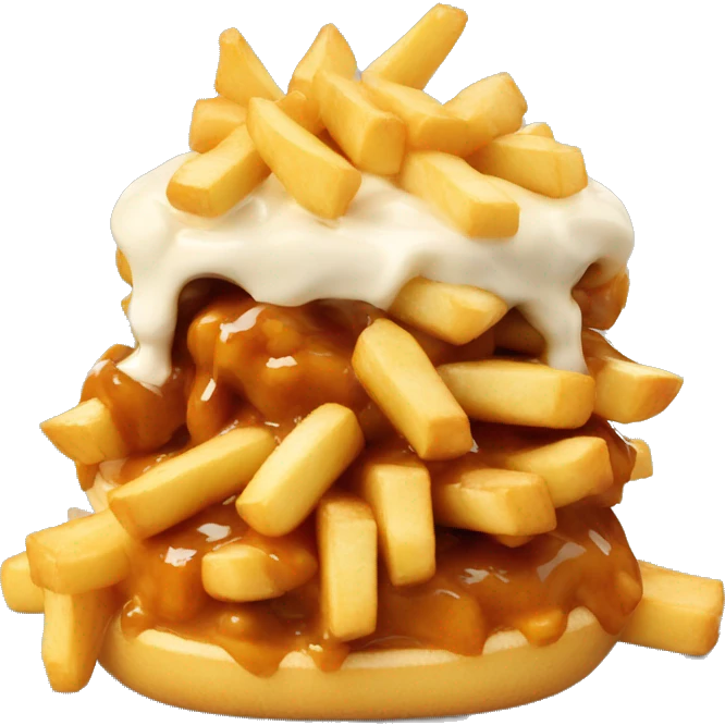 Poutine qui mange du poutine emoji