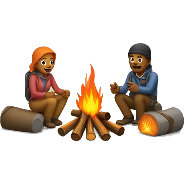 Campfire story emoji