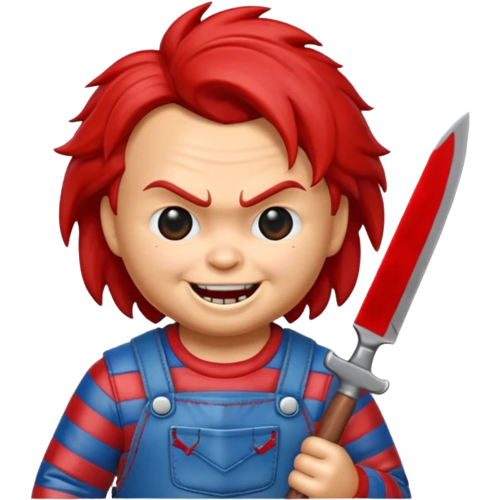 Un emojin de chuky emoji